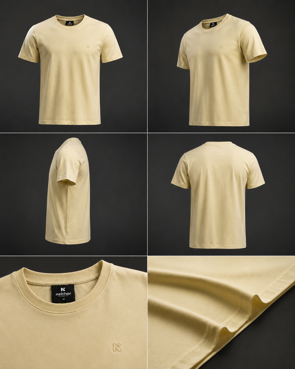 Plain Off White T-shirt