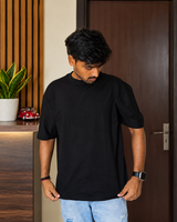 Classic Jet Black Solid Tee