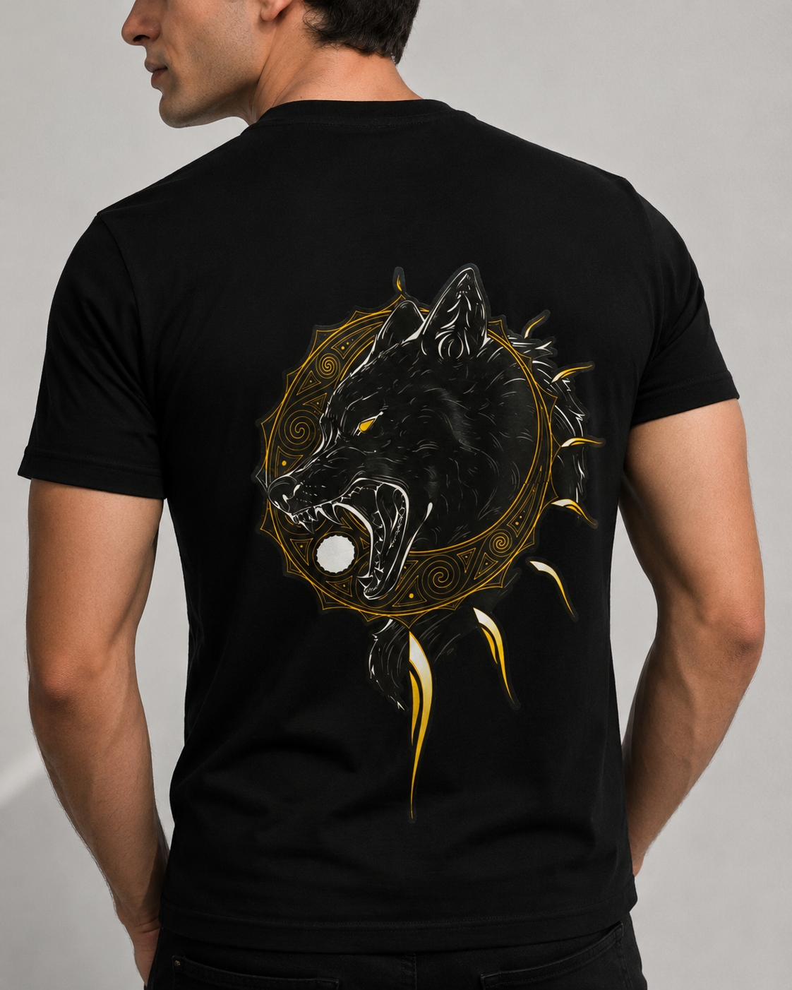 Wolf Printed Supima Tee