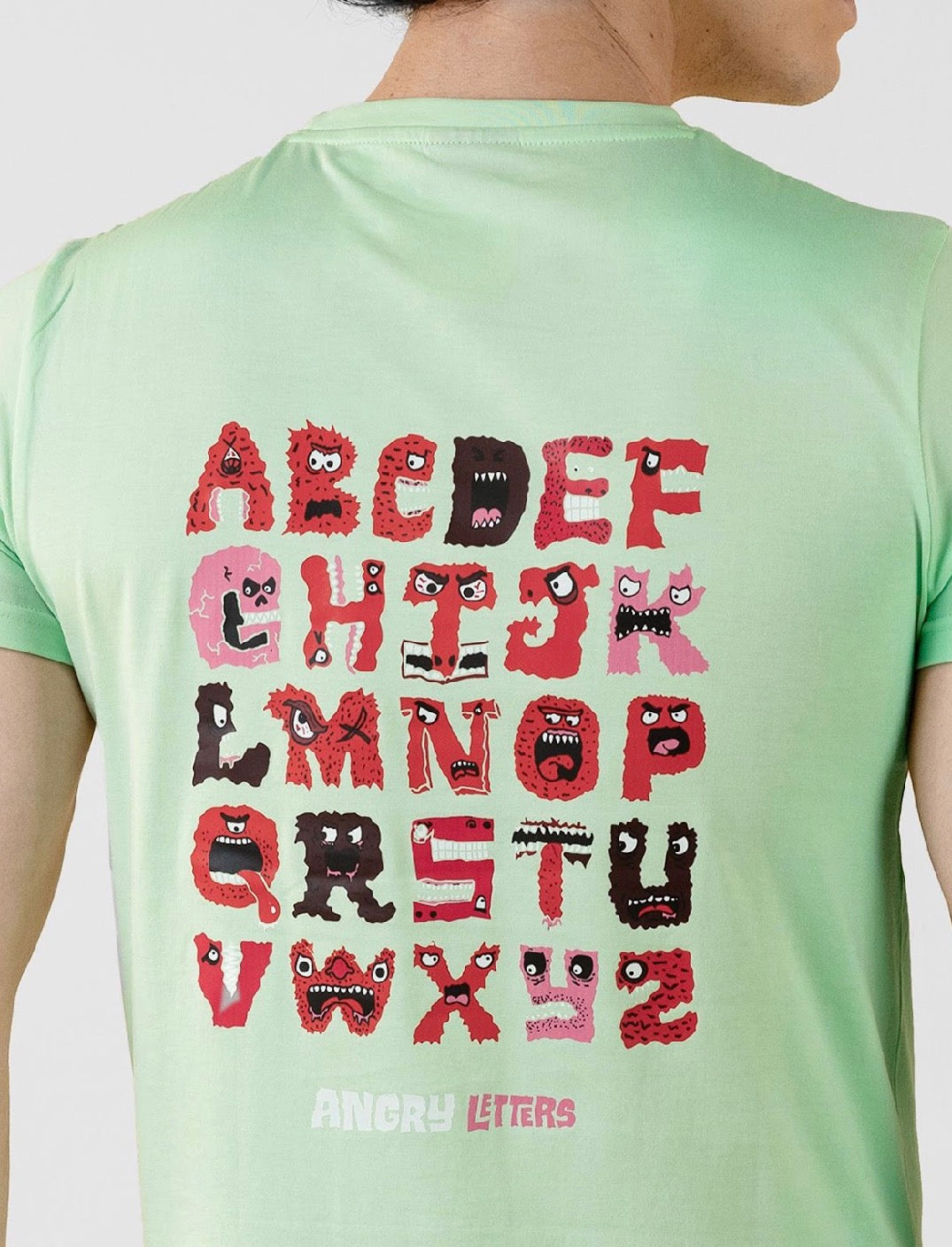Angry Letters Printed T-Shirt