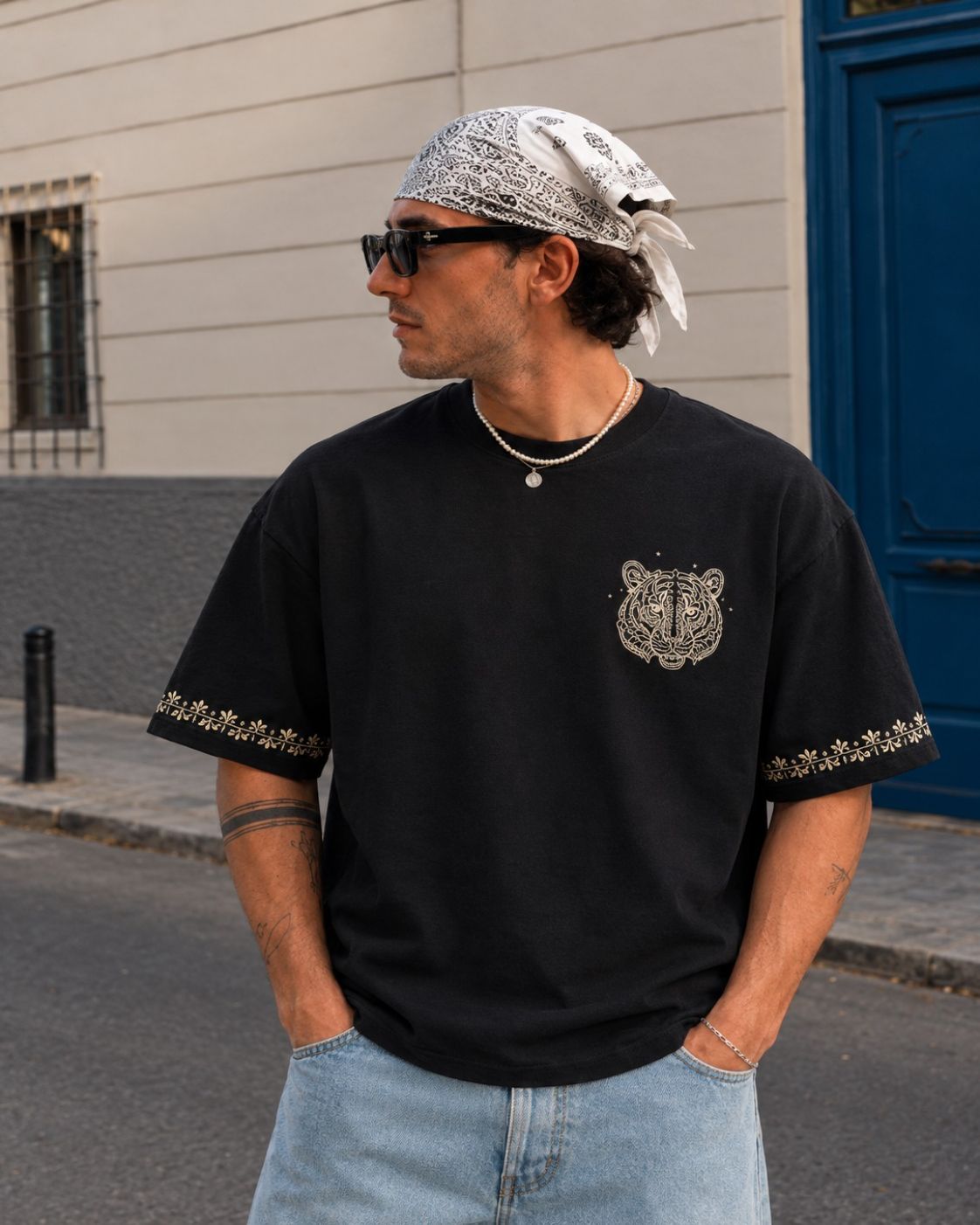 "The Gond Tiger" Celestial Tee
