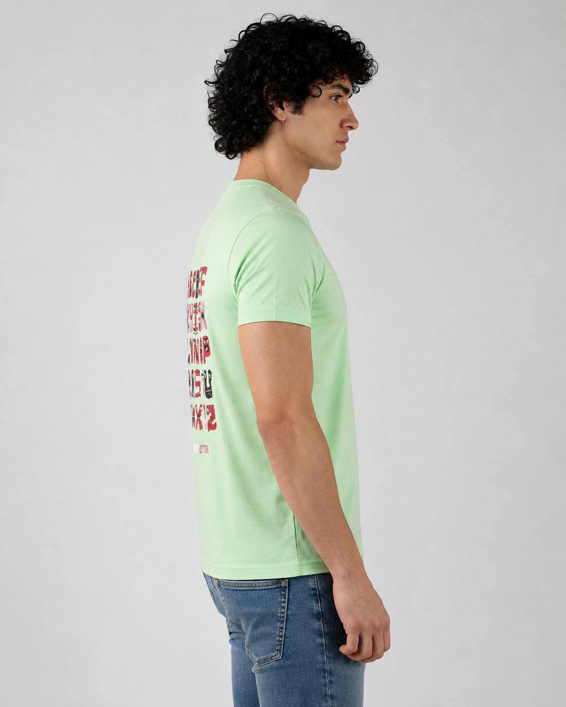 Angry Letters Printed T-Shirt