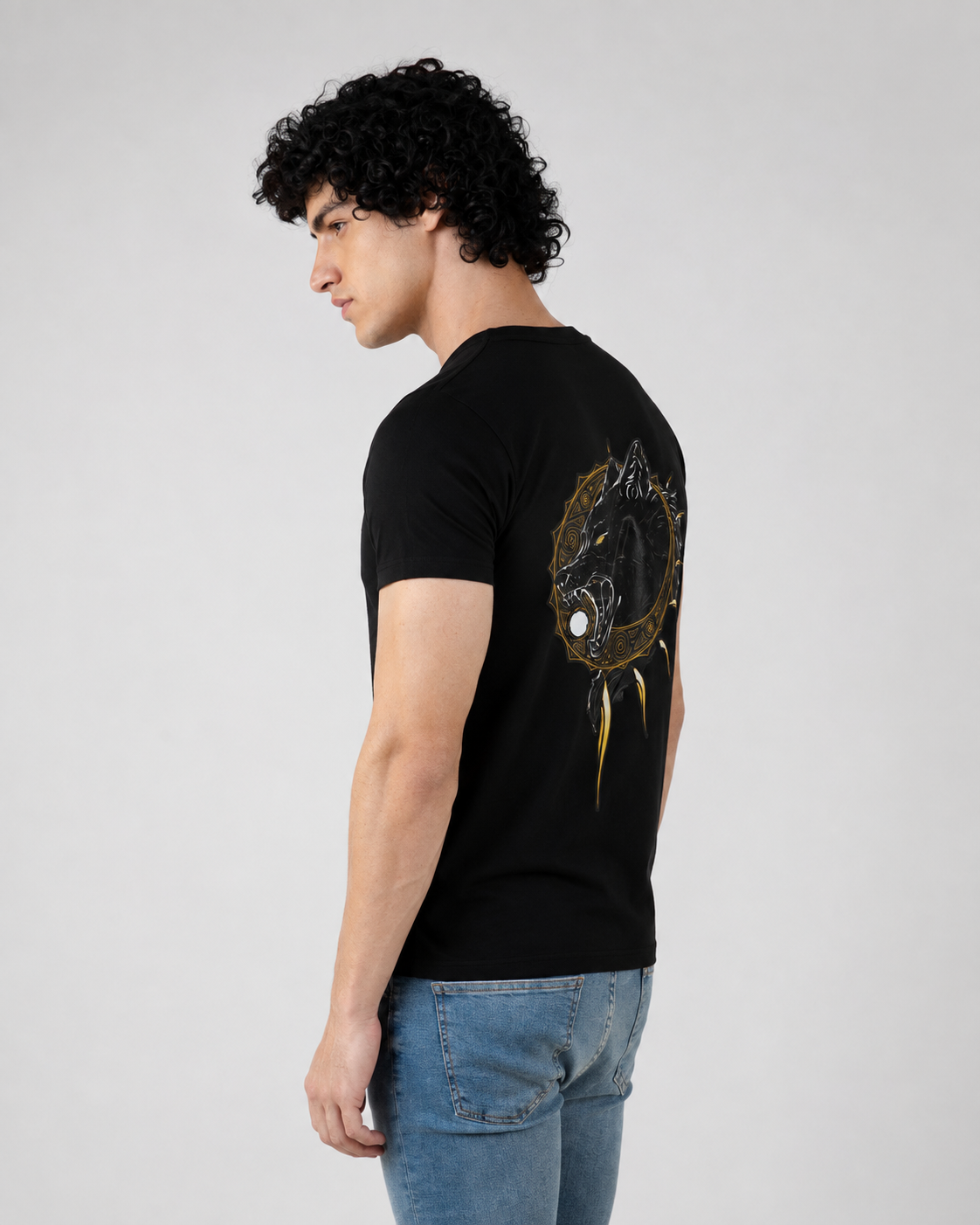 Wolf Printed Supima Tee