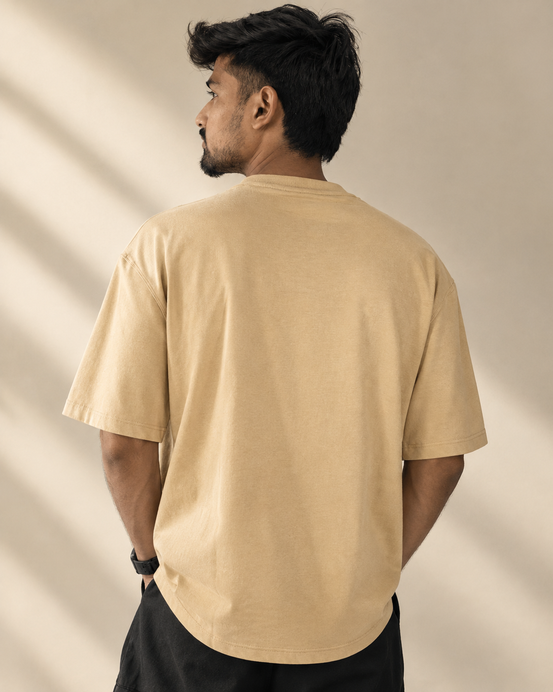 Vintage Sand Heavyweight Solid Tee