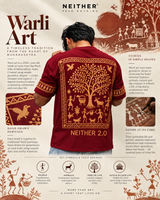 "NEITHER 2.0" Warli Tribal Art Tee