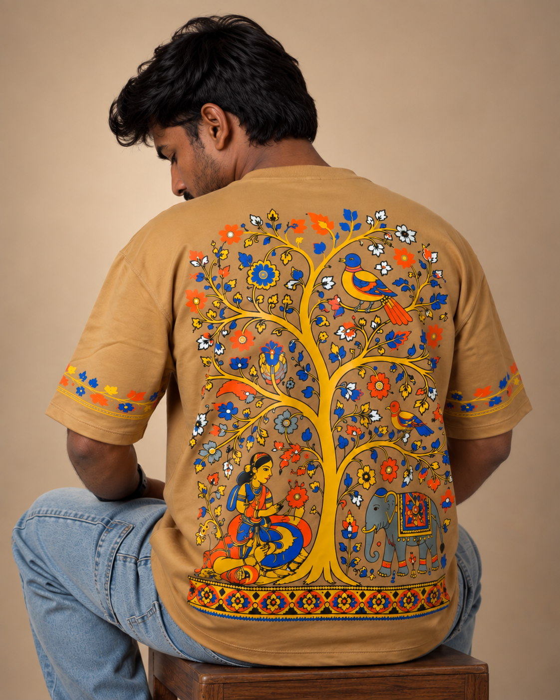 "Tree of Life" Kalamkari Tee