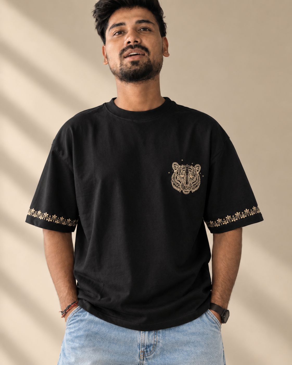 "The Gond Tiger" Celestial Tee