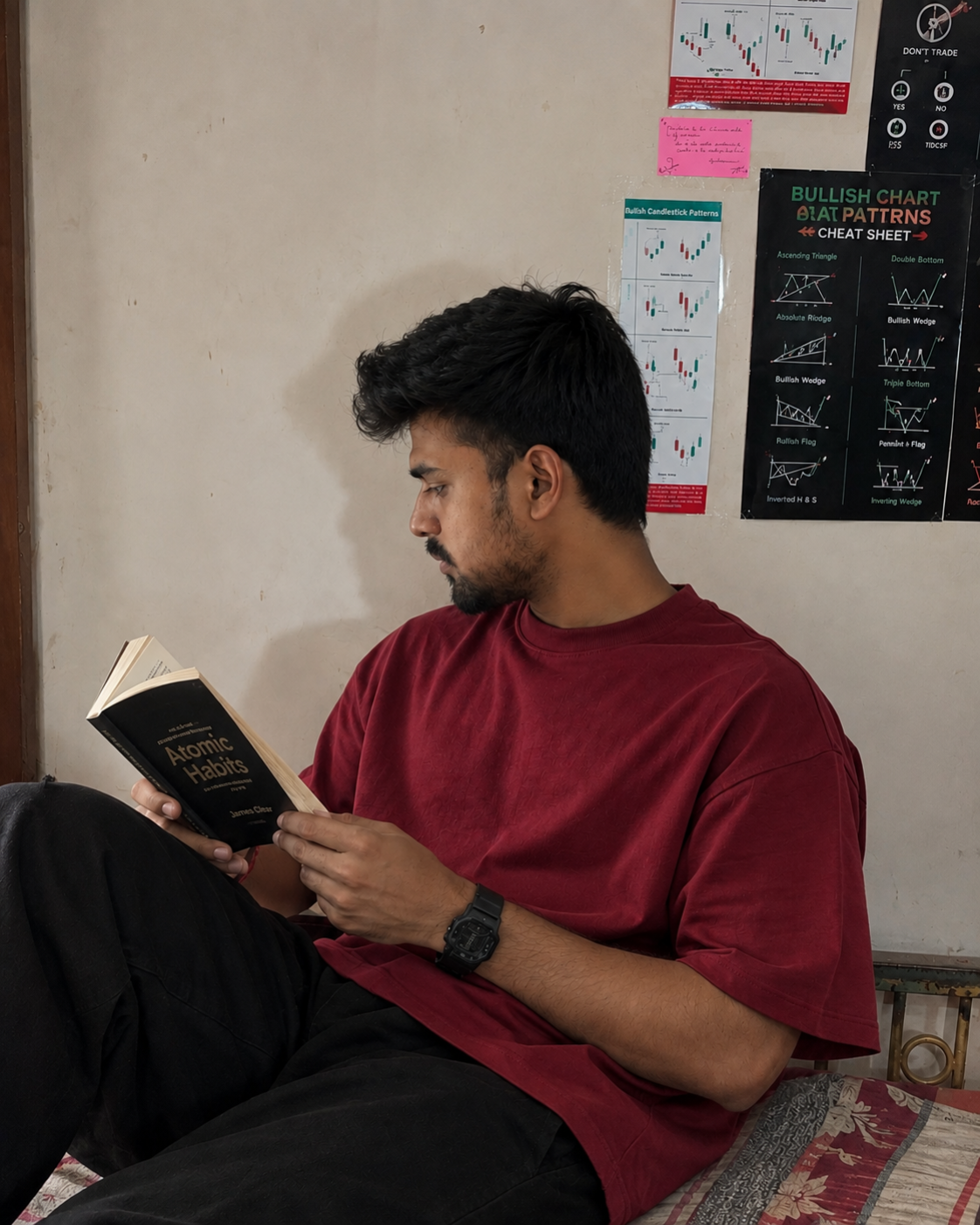 Crimson Maroon Heavyweight Solid Tee