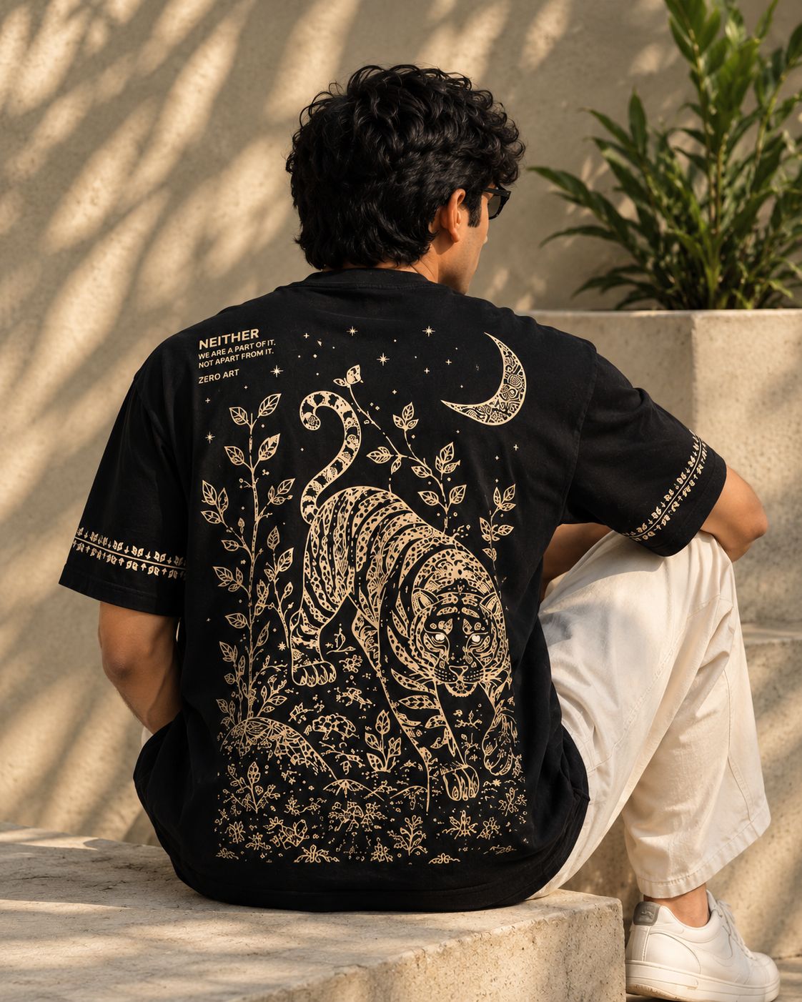 "The Gond Tiger" Celestial Tee