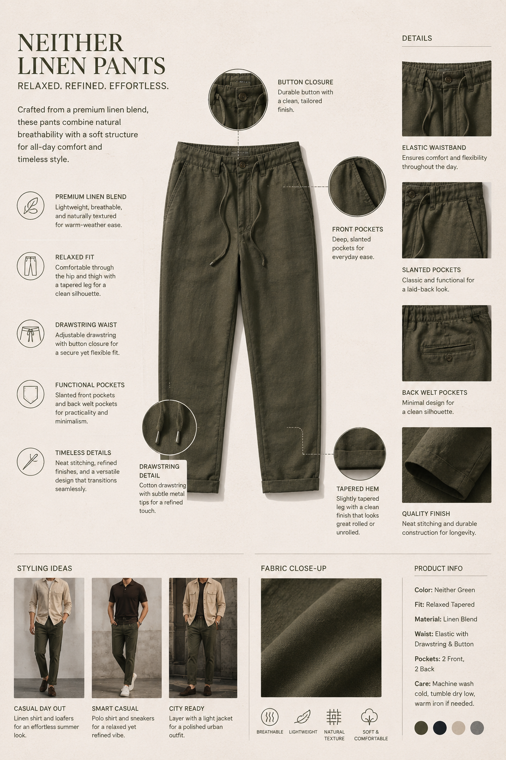 Linen Pants